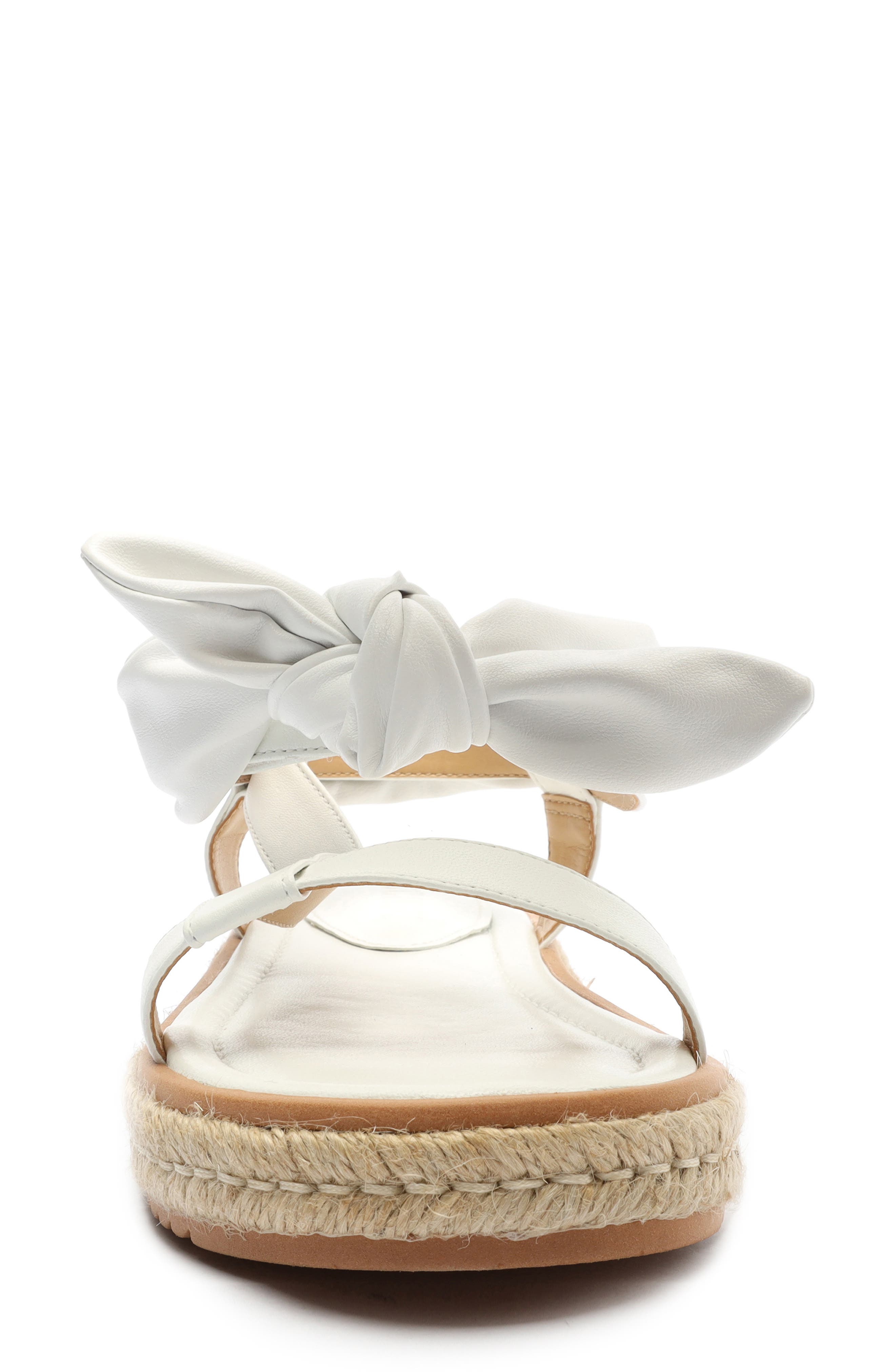 Wronny Espadrille Platform Sandal, Alternate, color, WHITE