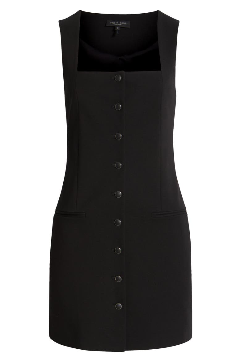 Marianne Minidress, Alternate, color, BLACK