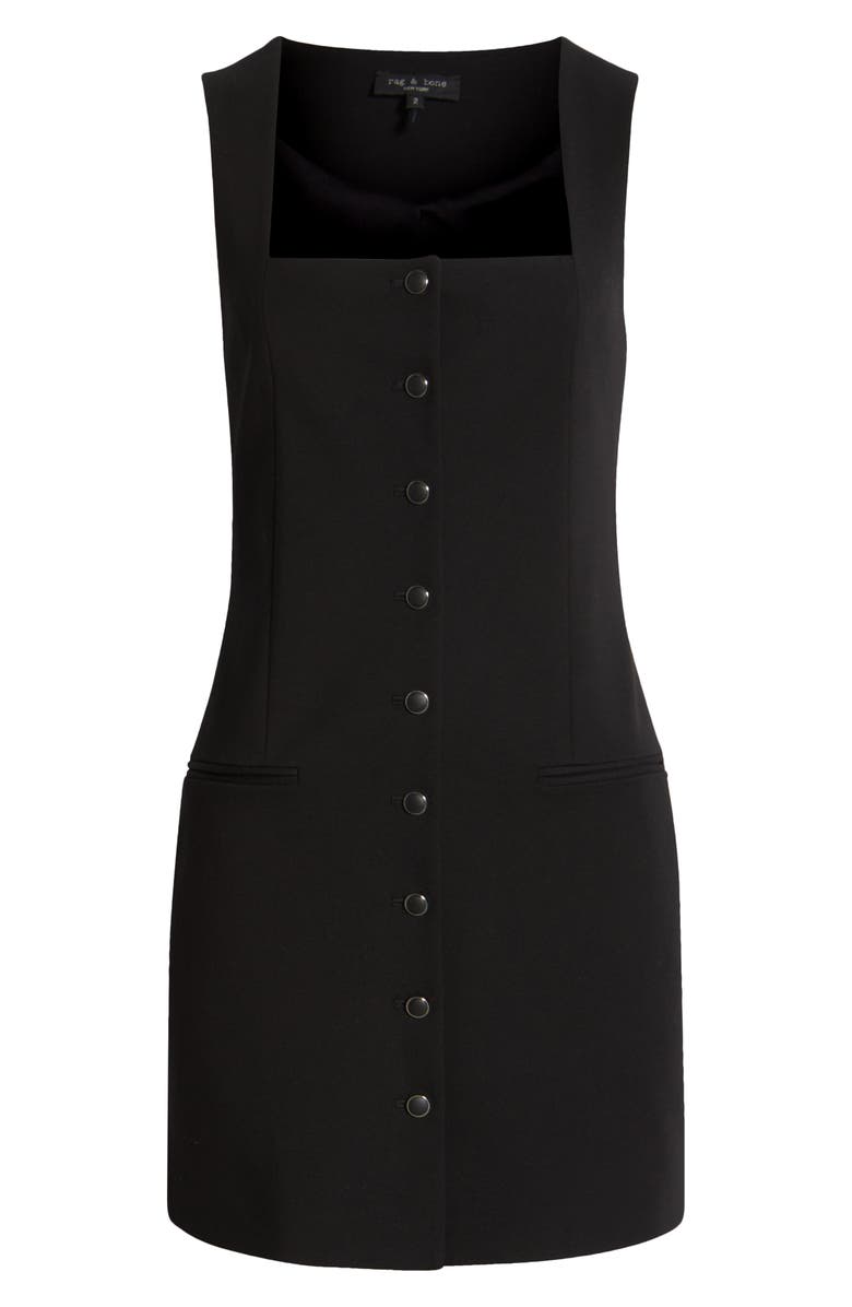 rag & bone Marianne Minidress, Alternate, color, Black
