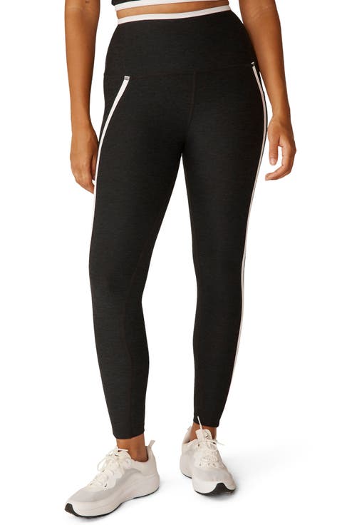 Out of Pocket Side Stripe High Waist Pocket Leggings