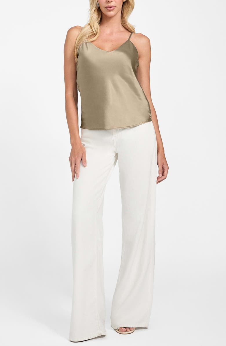 GUESS Anastasia Satin Camisole, Alternate, color, Beige