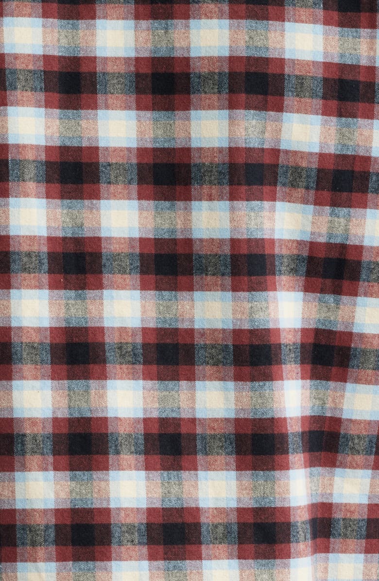 Dickies Johnsonville Check Brushed Cotton Snap-Up Western Shirt, Alternate, color, Black Multi