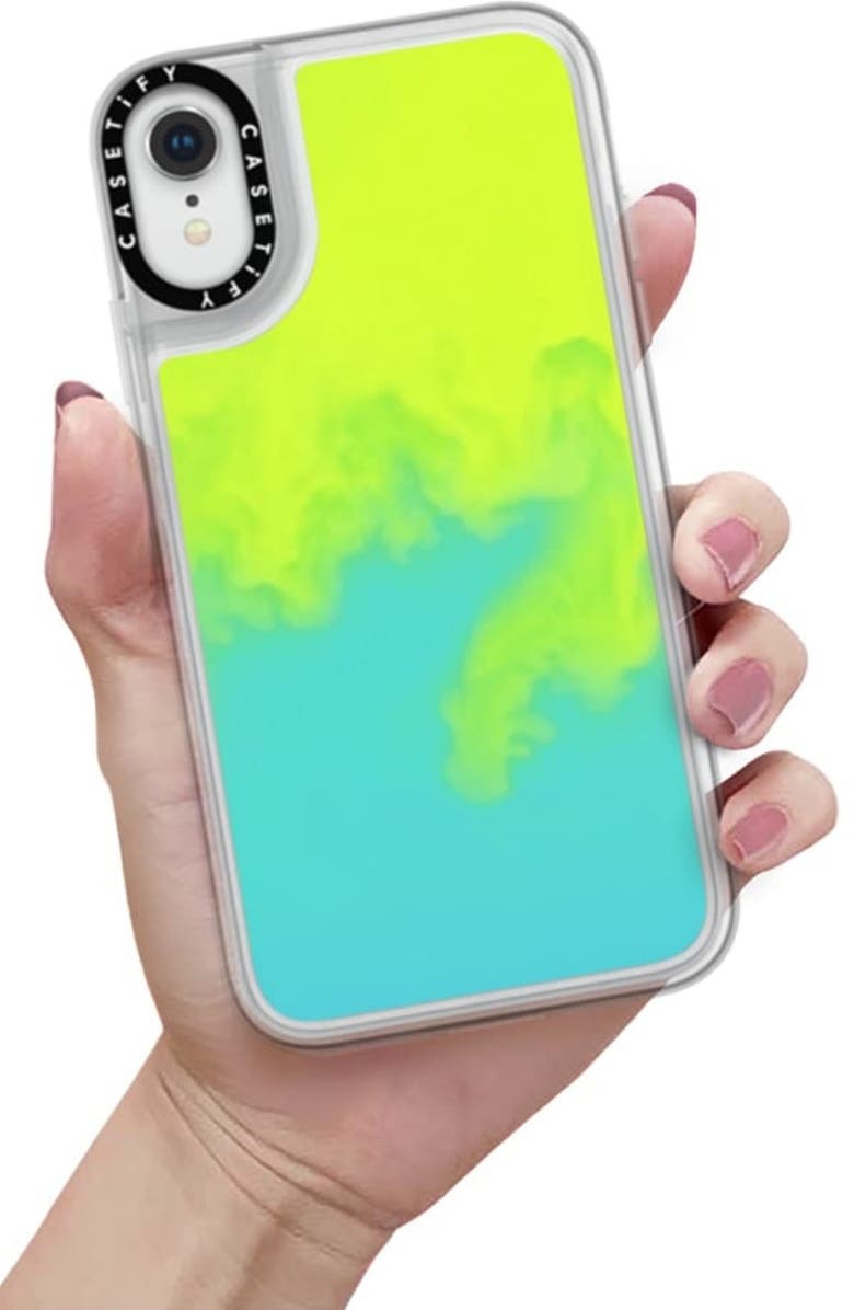 CASETiFY Neon Sand iPhone XS/XR Case, Alternate, color, 