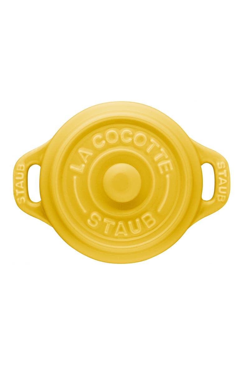 Citron 3-Piece Mini Round Cocotte Set, Alternate, color, CITRON