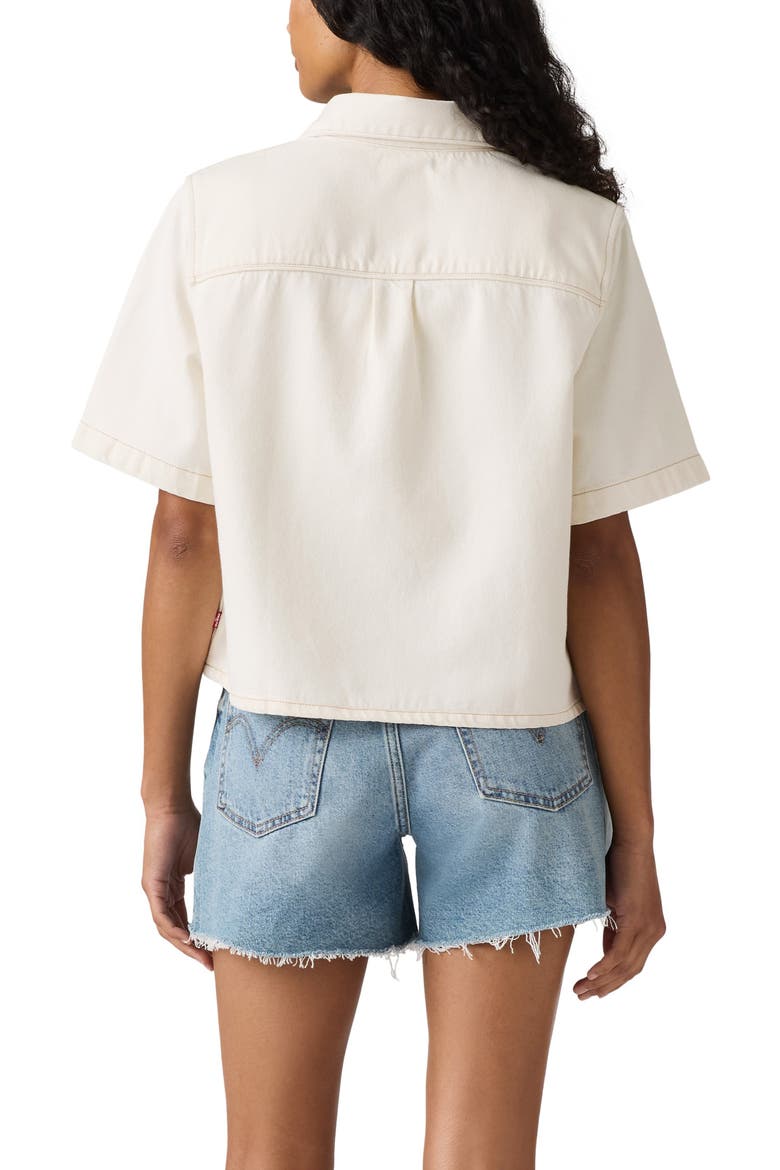 Logan Short Sleeve Denim Snap-Up Shirt, Alternate, color, TRUTH SLIP