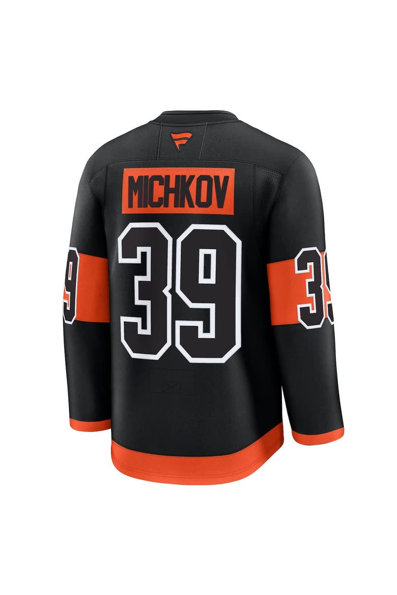 Men's Fanatics Matvei Michkov Black Philadelphia Flyers Alternate Premium Jersey, Alternate, color, Black