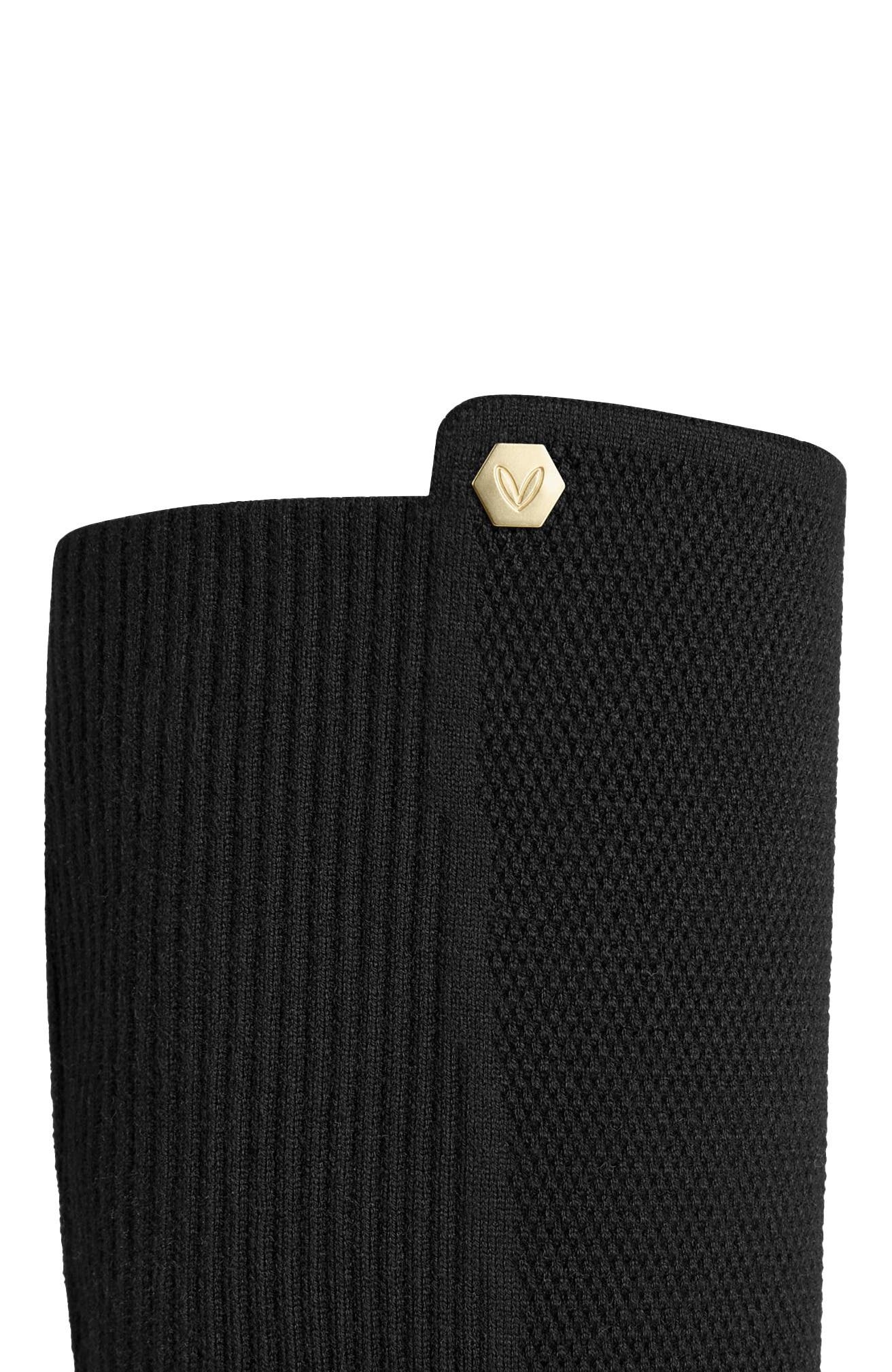 VIVAIA Round-Toe Stretchy Wool Knee-High Boots, Alternate, color, 