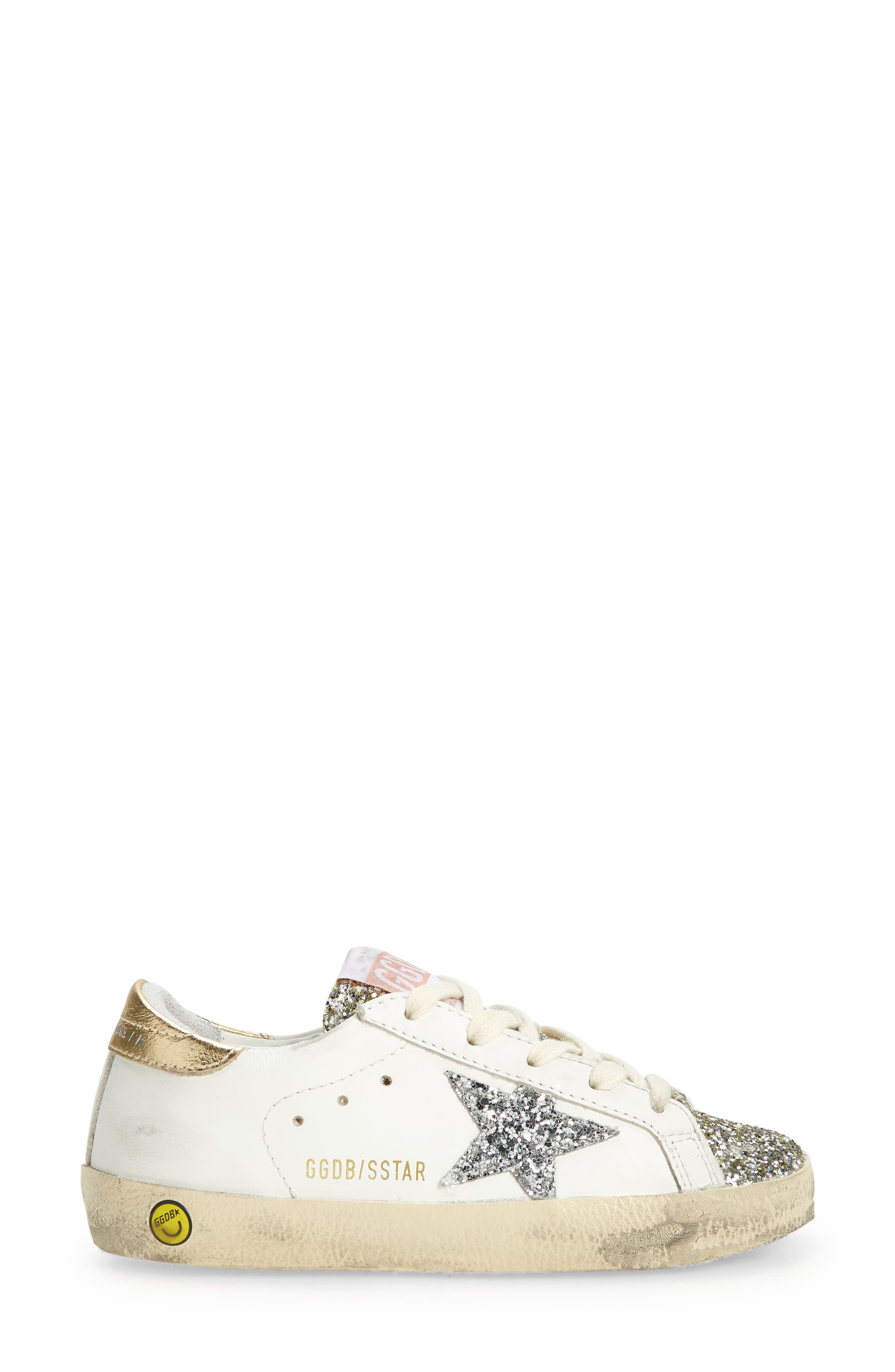 Golden Goose Super-Star Glitter Sneaker, Alternate, color, 