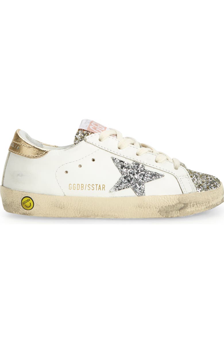 Golden Goose Super-Star Glitter Sneaker, Alternate, color,