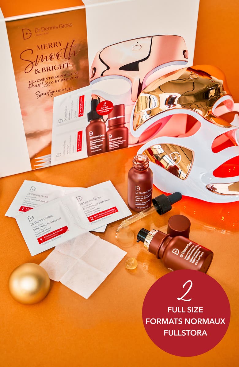 Dr. Dennis Gross Skincare Merry Smooth & Bright Set USD $593 Value, Alternate, color, 