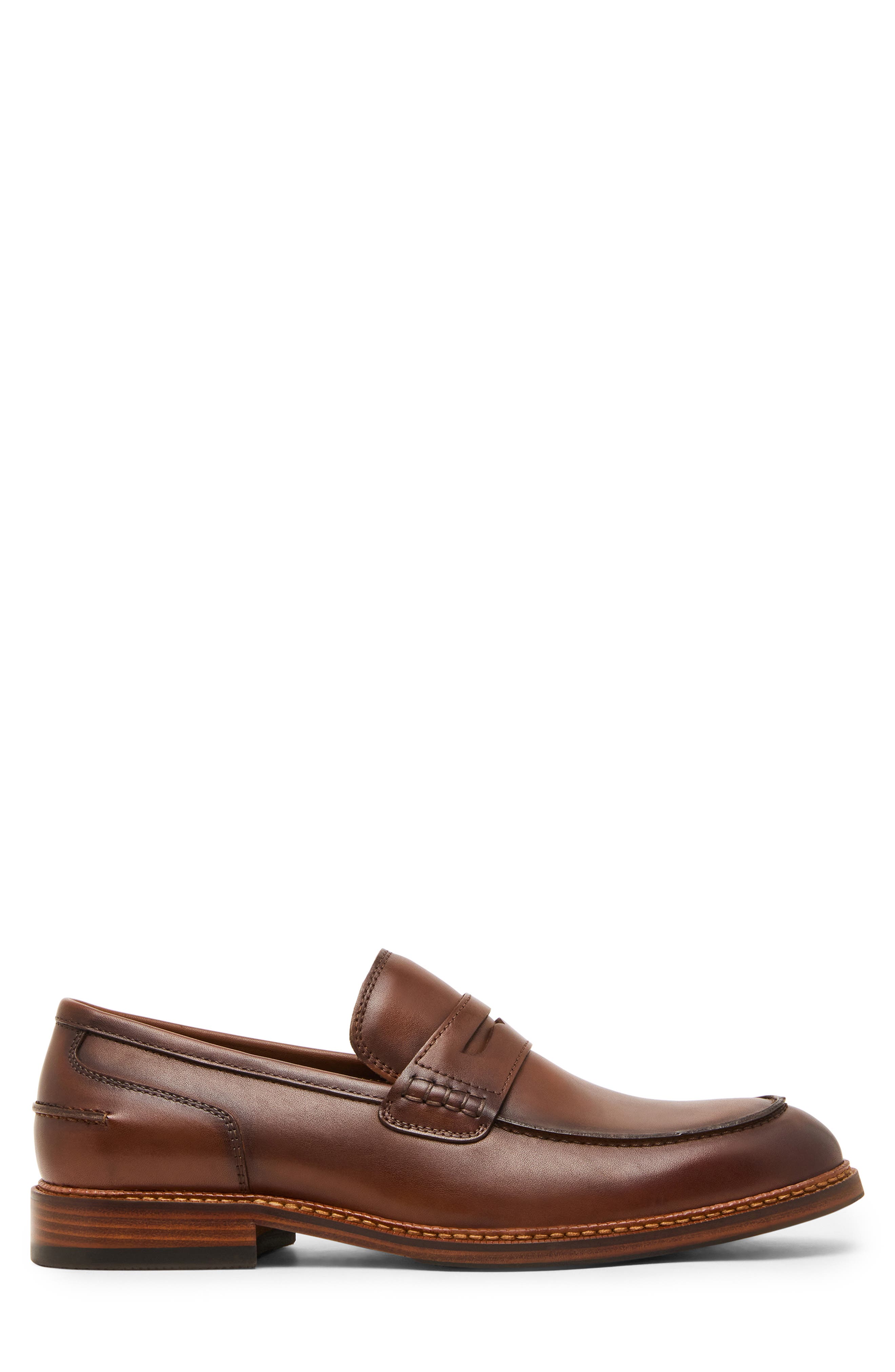 Eastin Leather Penny Loafer, Alternate, color, COGNAC