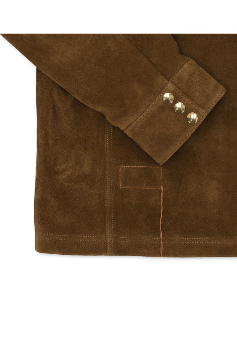 Fortela Suede Western Jacket, Alternate, color, Brown