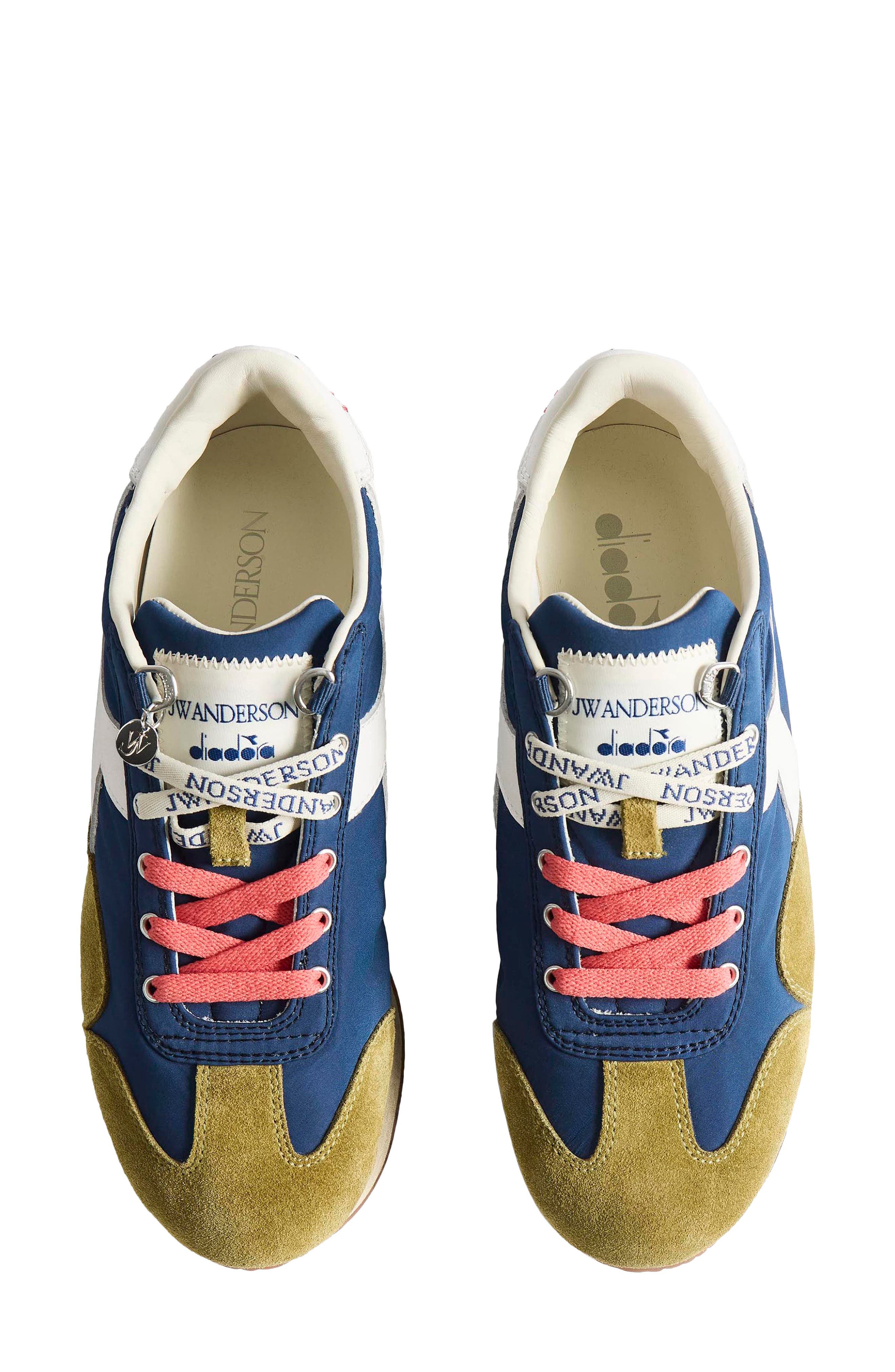 x Diadora Gender Inclusive Equipe Sneaker, Alternate, color, NAVY PEONY