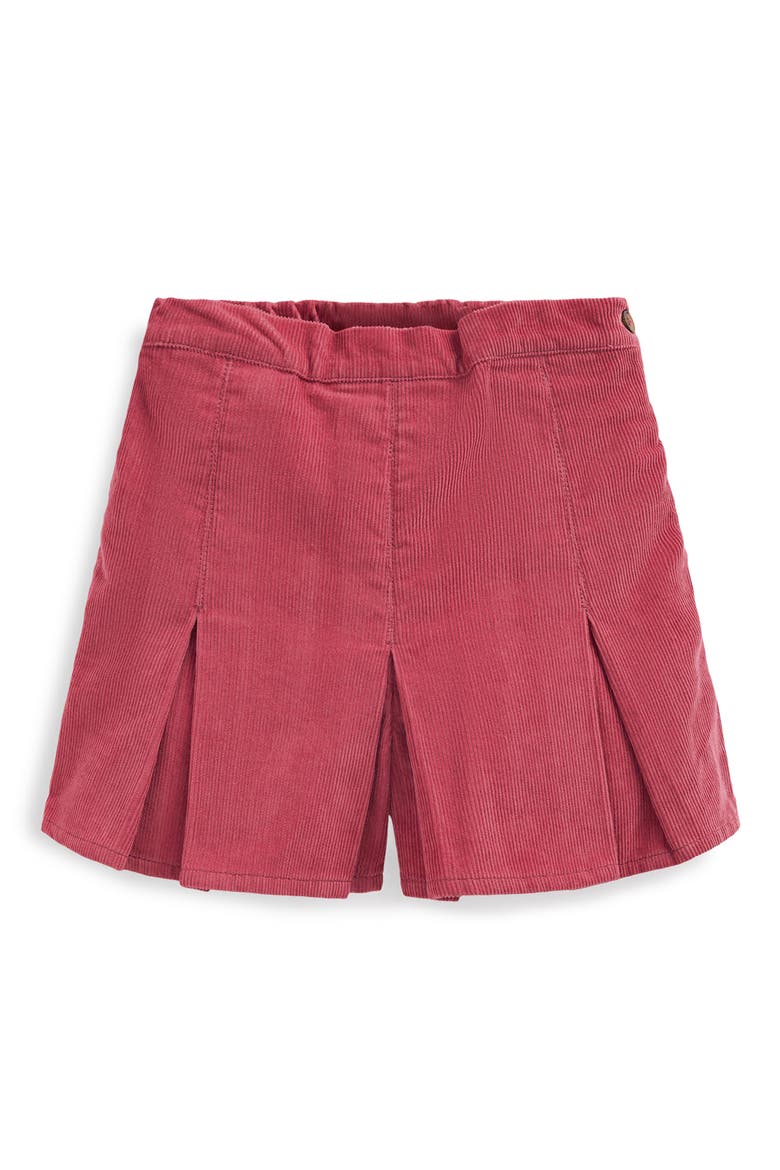 Kids' Pleated Corduroy Skort, Main, color, HOLLY BERRY CORD