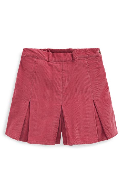 Kids' Pleated Corduroy Skort