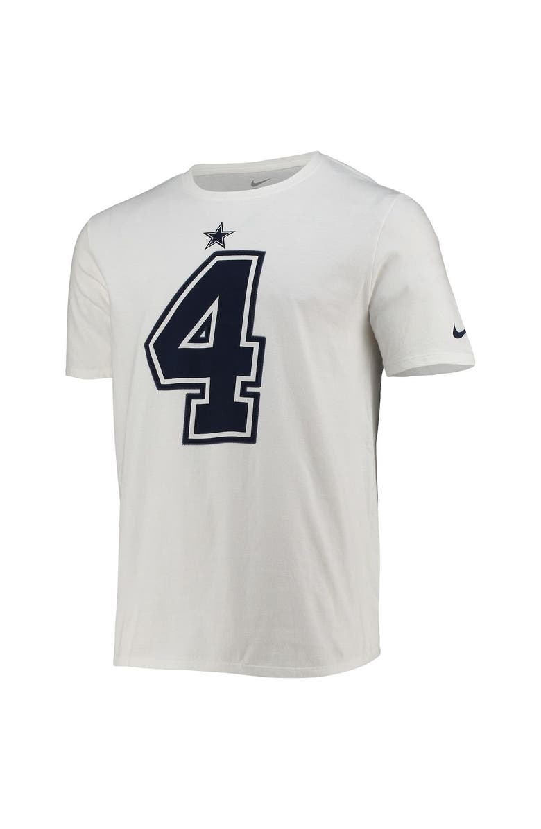 Nike Men's Nike Dak Prescott White Dallas Cowboys Player Pride Color Rush Name & Number T-Shirt, Alternate, color, 