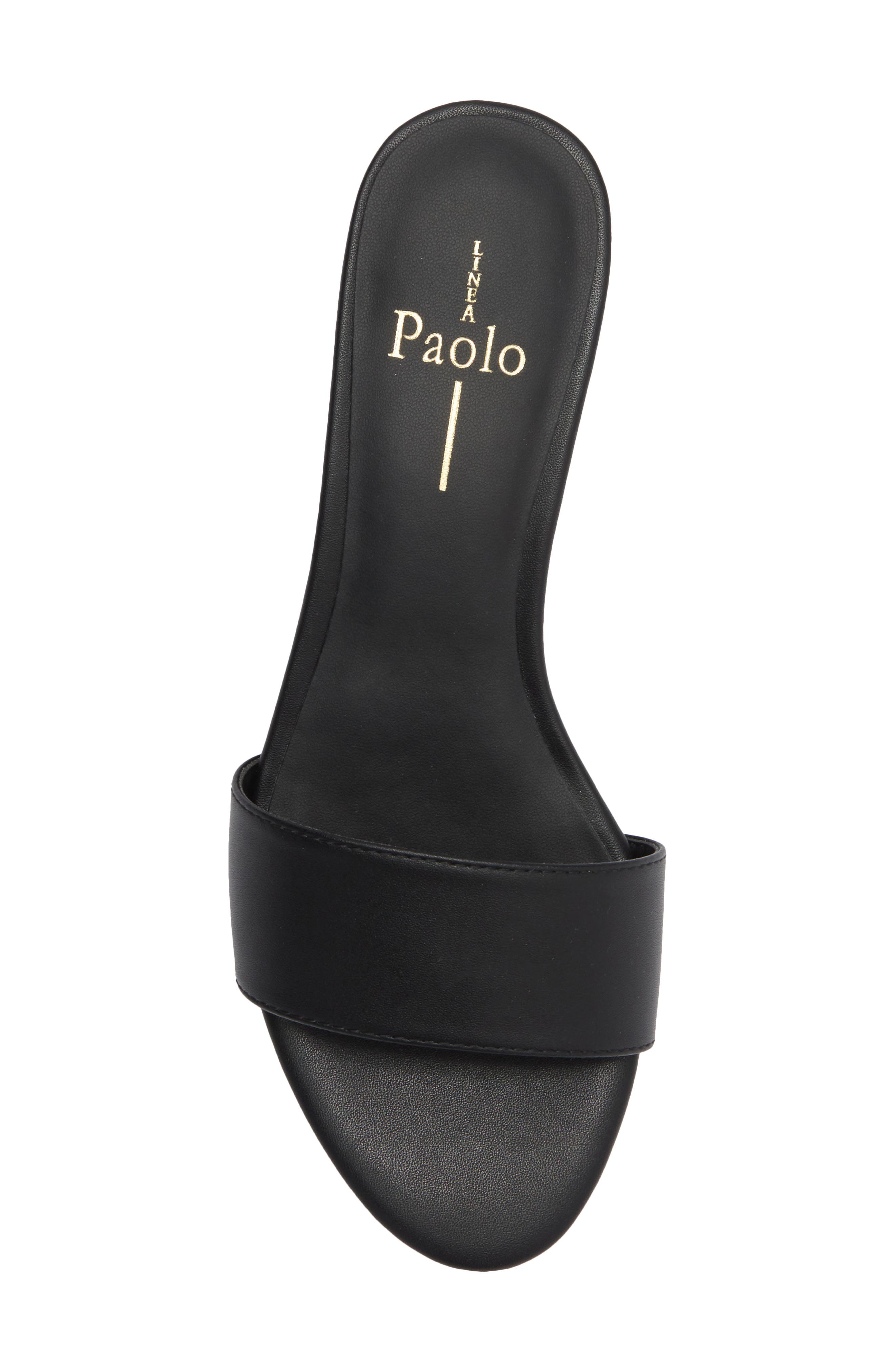 Linea Paolo Ilia Kitten Heel Sandal, Alternate, color, Black