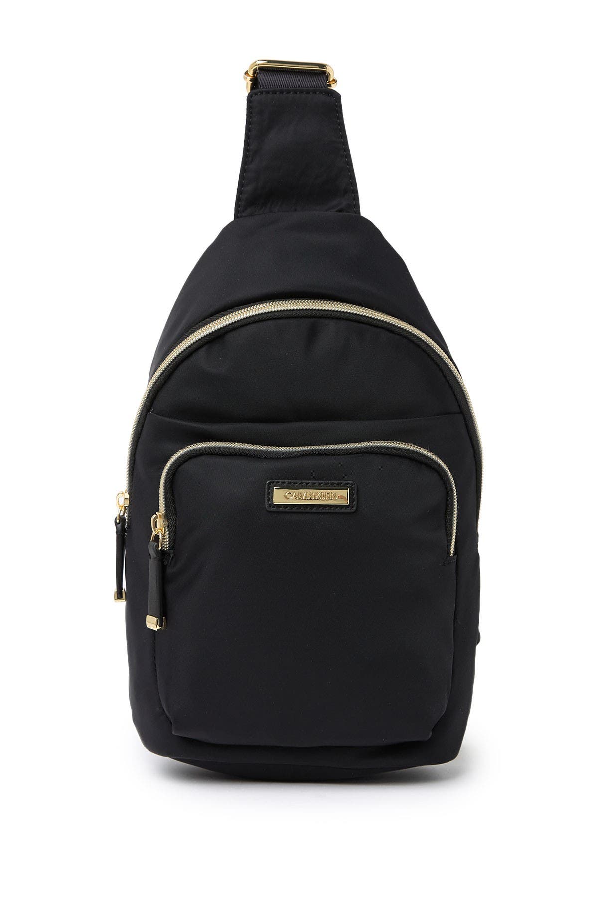 Calvin Klein Nylon Crossbody Backpack, Main, color, 