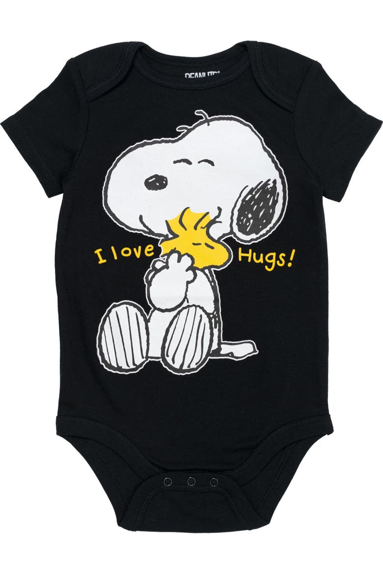 5-Pack Bodysuits, Alternate, color, Peanuts Assorted