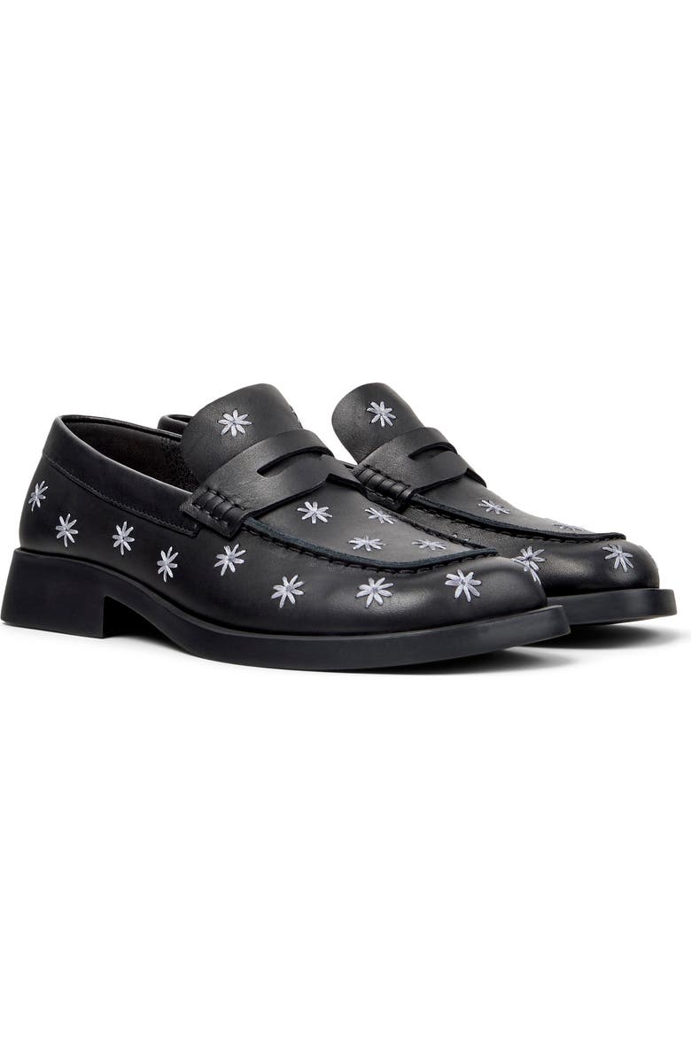 Camper Donna Penny Loafer, Main, color, Black