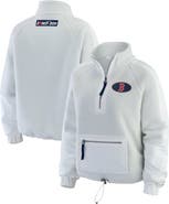 WEAR by Erin Andrews Women's WEAR by Erin Andrews Gray Boston Red Sox Polar Fleece Quarter-Zip Jacket