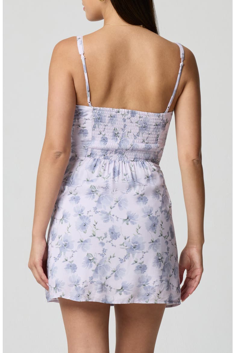 Floral Print Sleeveless Minidress, Alternate, color, FLRL WATERCLR