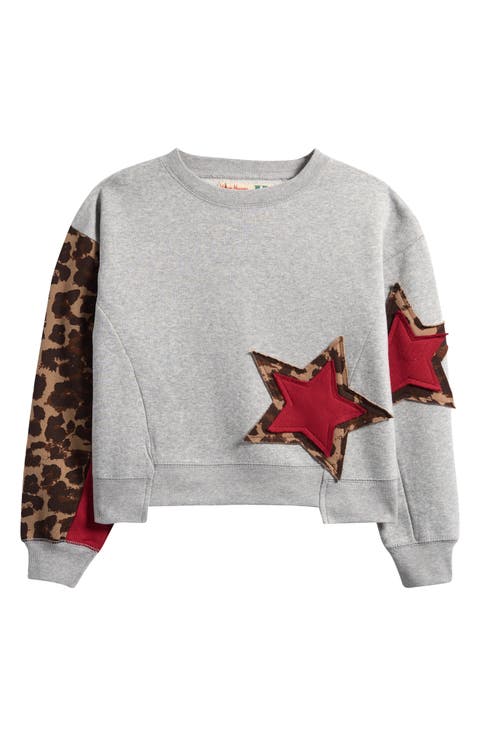 Kids' Colorblock Cotton Blend Sweatshirt (Big Kid)