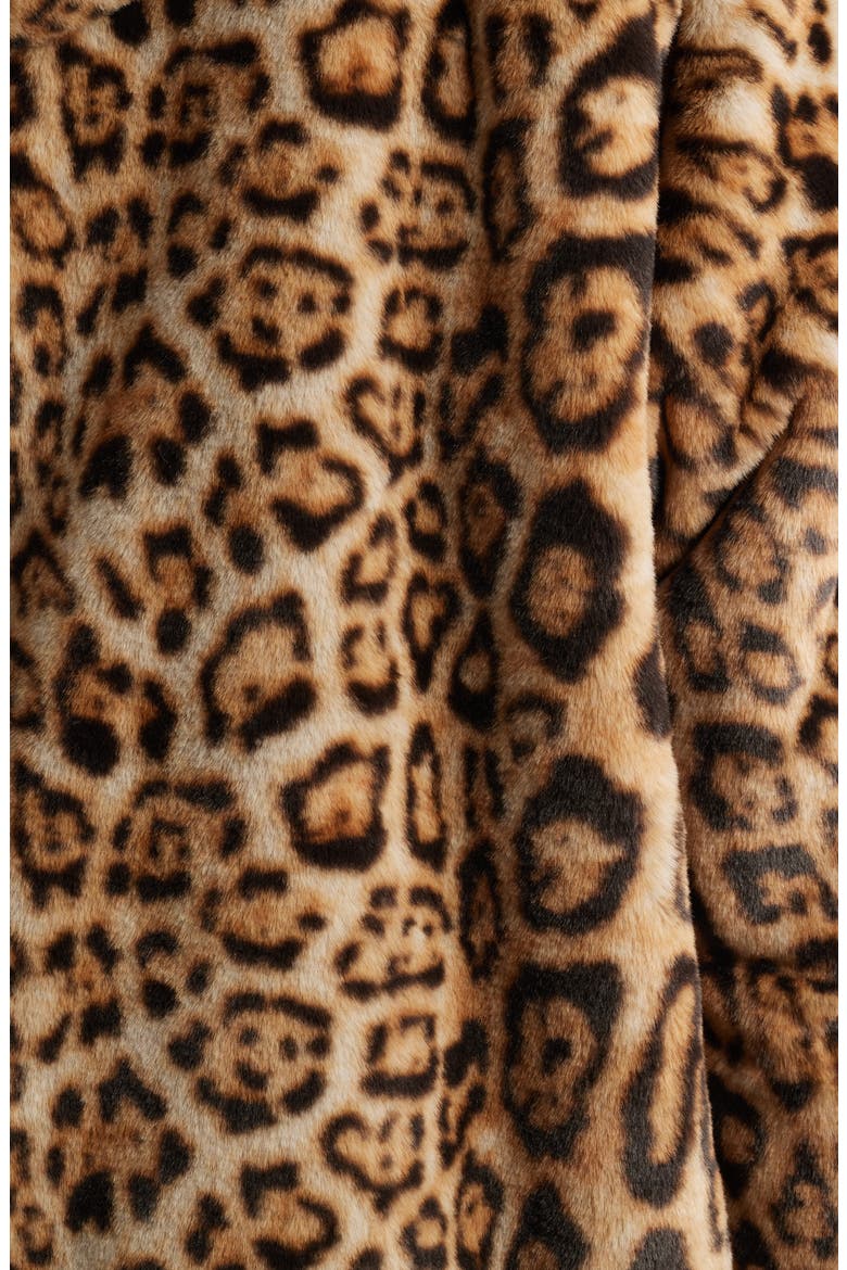 He A Cheetah Manhunt Fleece Zip Hoodie, Alternate, color, BROWN MULTI