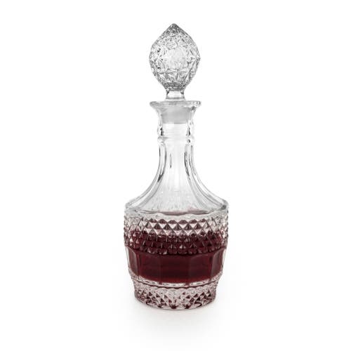 Twine Crystal Vintage Decanter In Clear