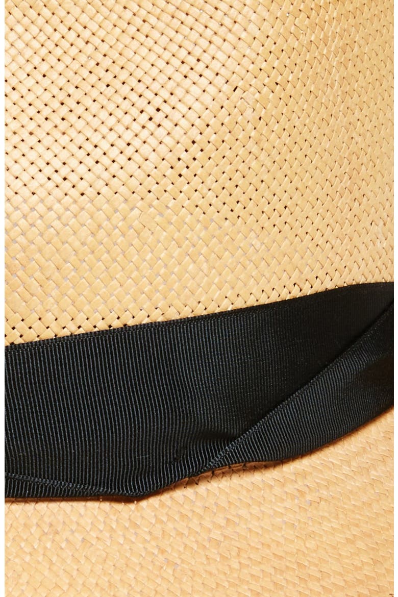 'Summer' Straw Fedora, Alternate, color, BEIGE