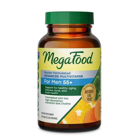 Advanced Multivitamin for Men 55+, Doctor Formulated, Vegetarian, 120 Tablets
