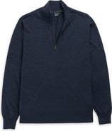 Rodd & Gunn Nobles Funnel Neck Merino Wool Half Zip Sweater