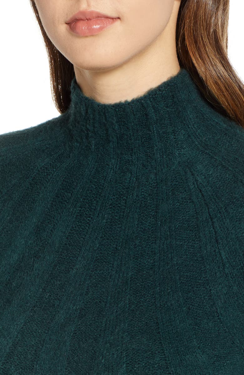 4SI3NNA Wide Rib Sweater Dress, Alternate, color, 