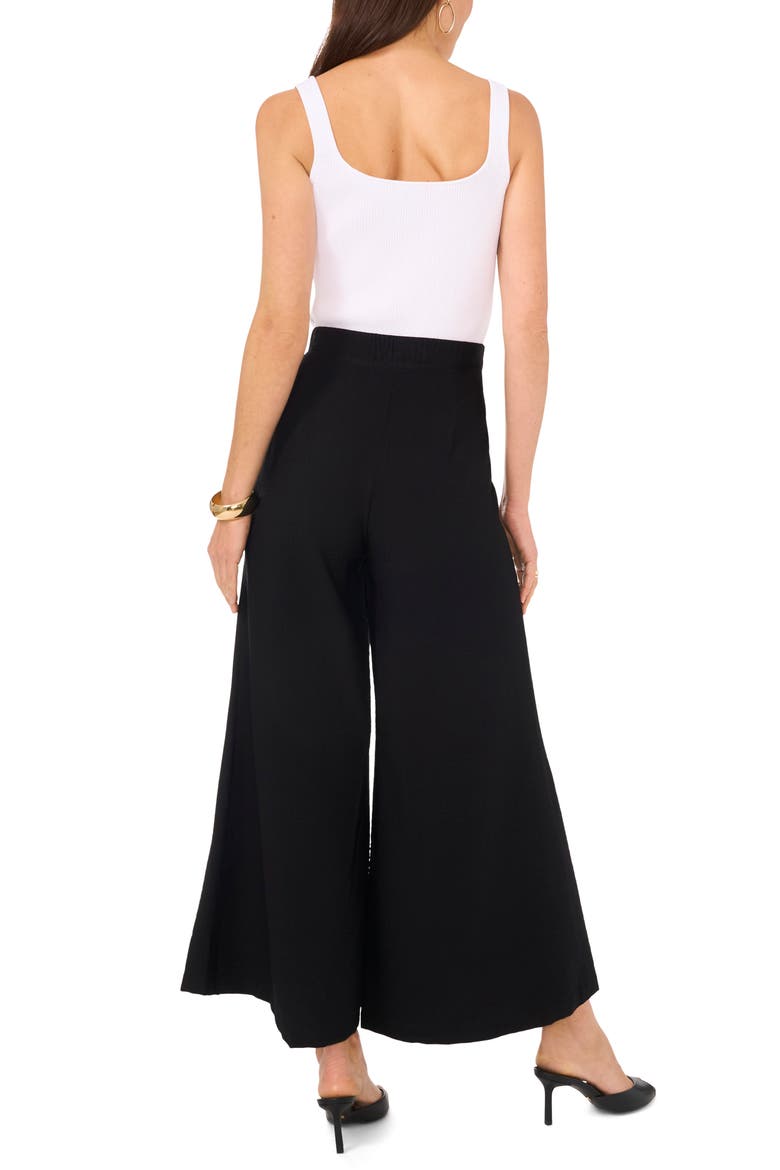 High Waist Wide Leg Pants, Alternate, color, RICH BLACK