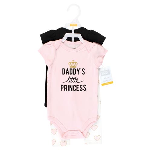 Hudson Baby 2 Bodysuits And Pant In Pink
