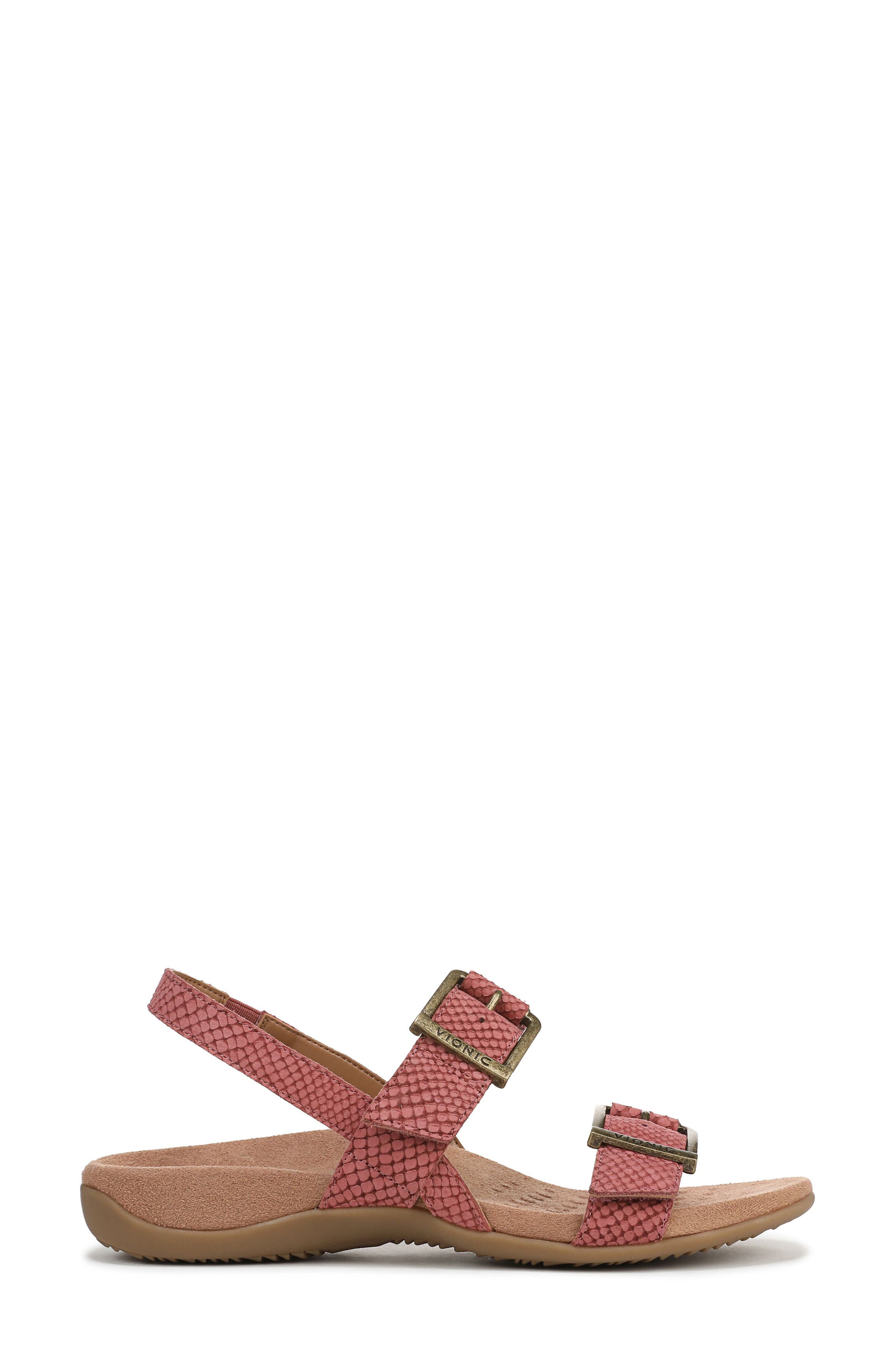 Vionic Reese Slingback Sandal, Alternate, color, Withered Rose
