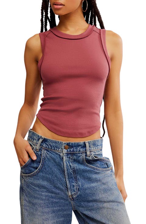 Kate Rib Stretch Cotton Tank