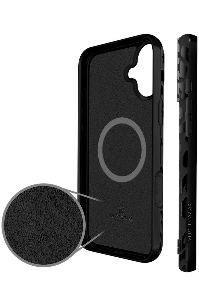 VELVET CAVIAR MagSafe Case for Apple iPhone 16, Alternate, color, Black
