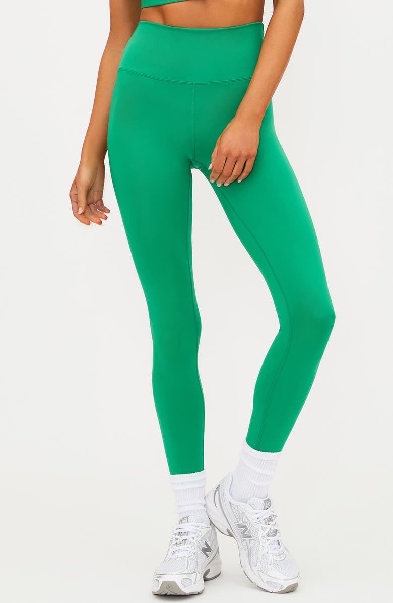 Beach Riot Piper Leggings, Main, color, Frosted Fir Shine