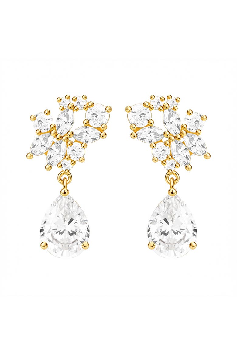 Starlight Drop Earrings, Main, color, Metallic Gold