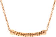 Pre-Owned Bvlgari Tubogas Pendant Necklace 18K Rose Gold