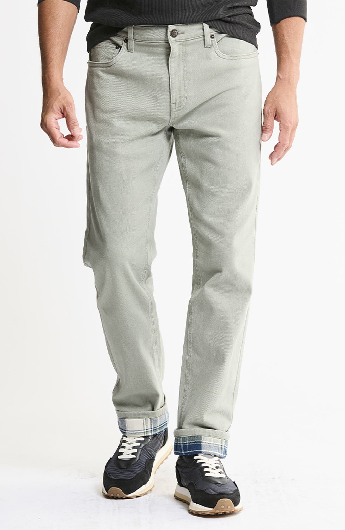Flannel Lined Bull Denim Jeans
