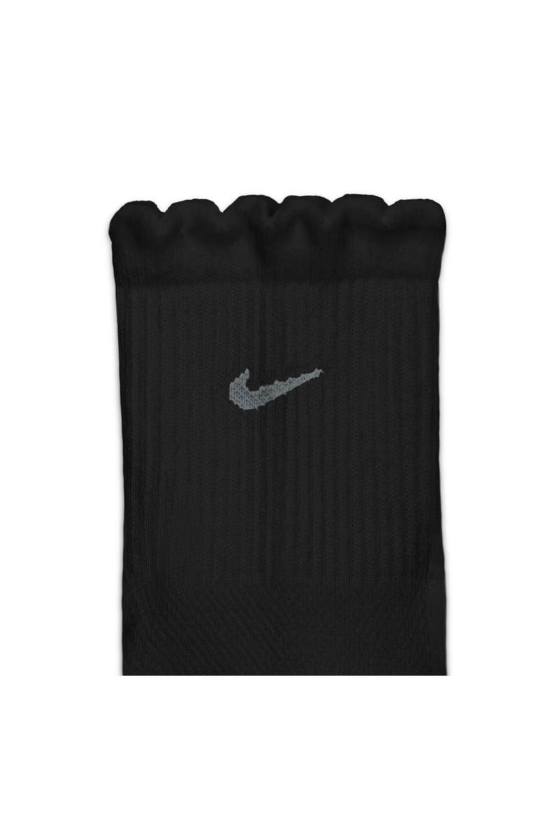 Everyday Elevated Assorted 2-Pack Dri-FIT Crew Socks, Alternate, color, BLACK/ BLACK