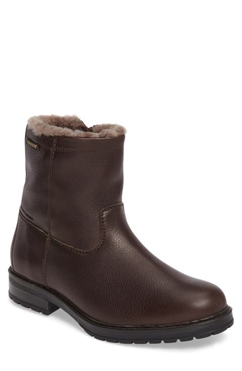 Leonardo HydroProtect Waterproof Genuine Shearling Lined Boot (Men)
