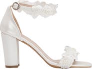 Forever & Always Shoes Dede Lace Bridal Heeled Sandals