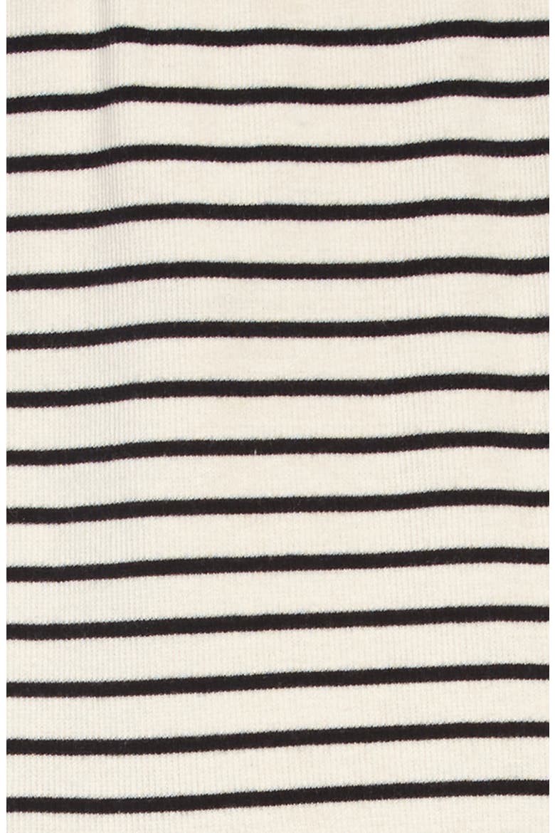 Stripe Skater Dress, Alternate, color, IVORY EGRET-BLACK MINI STRIPE
