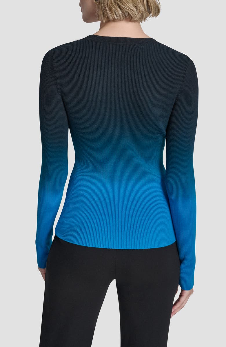 DKNY Dip Dye Sweater, Alternate, color, Ocean Blue