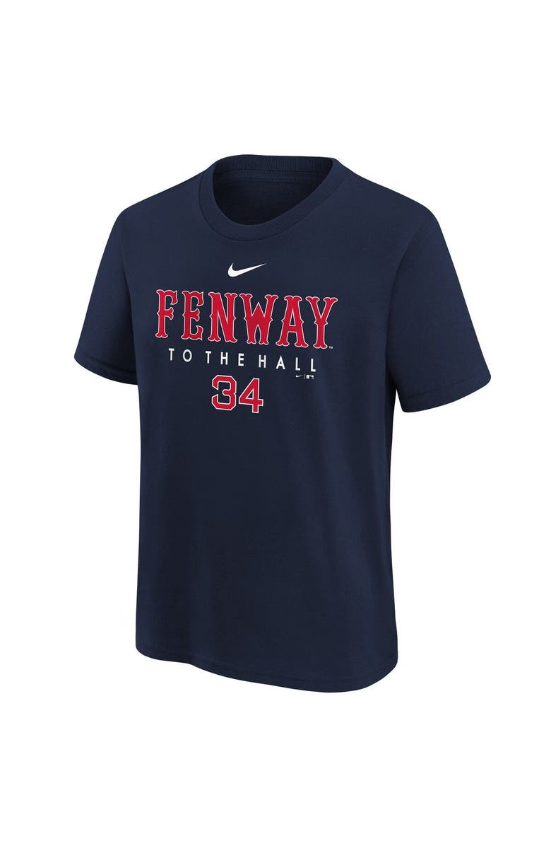Nike Youth Nike David Ortiz Navy Boston Red Sox 2022 Hall of Fame Number Graphic T-Shirt, Alternate, color, 