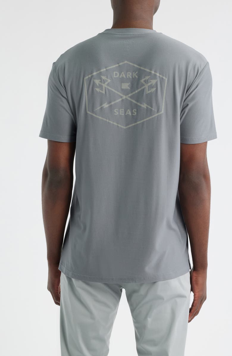 DARK SEAS No Sweat Short Sleeve T-Shirt, Alternate, color, Grey