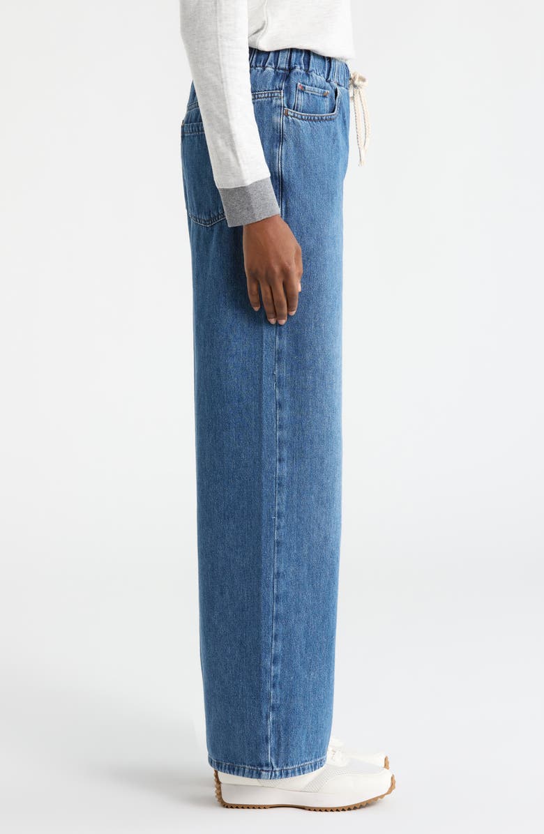 Marine Layer Ella Wide Leg Denim Pants, Alternate, color,